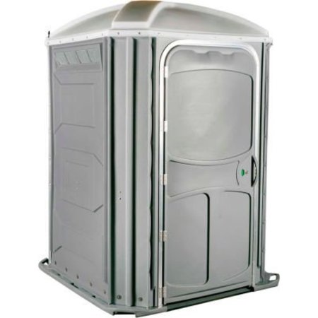 POLYJOHN ENTERPRISES PolyJohnÂ Comfort XL Wheel Chair Accessible Portable Restroom Pewter - PH03-1005
